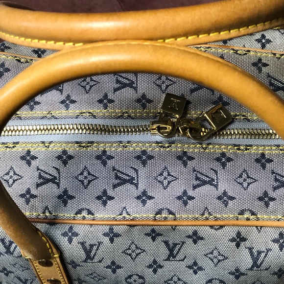 Vintage Denim Louis Vuitton Satchel - Picture 4 of 17